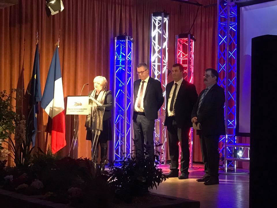 Sonorisation et éclairage de la Cérémonie des voeux du maire